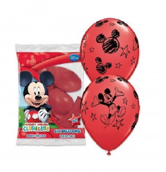 Baloes de Latex Mickey 6 unid