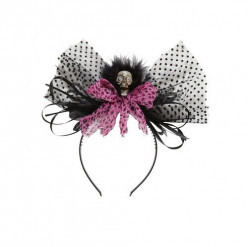 Bandolete Caveira Fúchsia Halloween