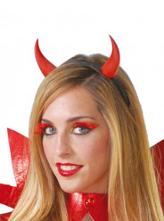 Bandolete Cornos Vermelhos Halloween