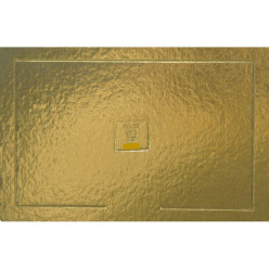 Base Bolos Dourada Retangular 28x38cm