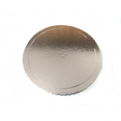 Base Prateada Bolos Borda Ondulada Ø 36cm
