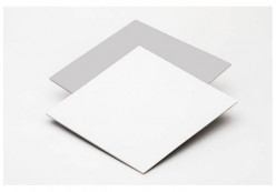 Base Quadrada Lisa Branca Bolos 29x29cm