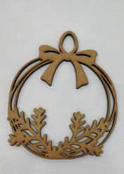 Bola de Natal MDF 10cm figura 5