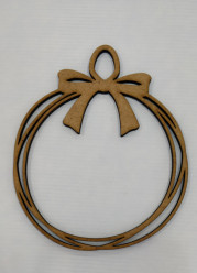 Bola de Natal MDF 10cm figura 7