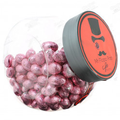 Bomboneira Ovos Chocolate Rosa