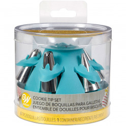 Boquilhas Bolachas Wilton com Caixa de Arrumação