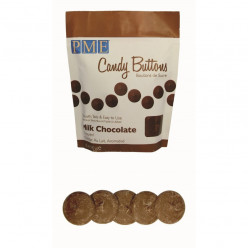 Botões Doces Leite Chocolate Pastilha 340g