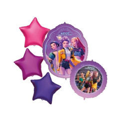 Bouquet Balões Guerreiras K-Pop