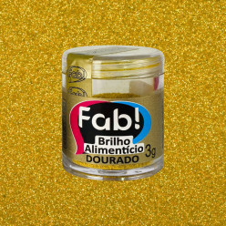 Brilho Alimentar Dourado FAB 3gr