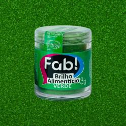 Brilho Alimentar Verde FAB 3gr