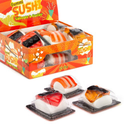 Caixa 12 Gomas Gummi Sushi