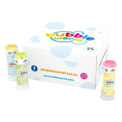 Caixa de 36 Bolas Sabão Cores Lisas