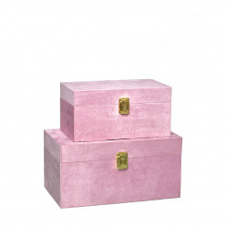Caixa decorativa rosa
