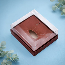 Caixa P/ Ovo de Colher 150/250 Gr - Castanho