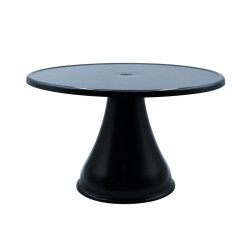 Cake Stand Liso Alto Médio Preto