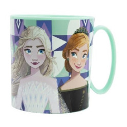 Caneca Plástico Microondas Frozen 2 Ice Magic 350ml