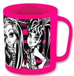Caneca Plástico Microondas Monster High 350ml