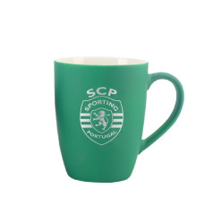Caneca Veludo Verde Prata Sporting