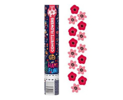 Canhão Confettis Flores 30cm