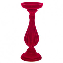 Castiçal Vela Vermelho Natal