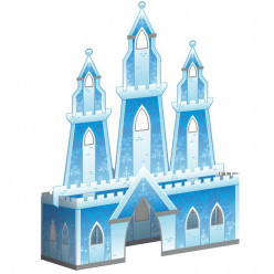 Centro de Mesa Snow Princess 3D