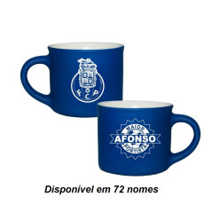 Chávena de Café Veludo F. C. Porto com Nome