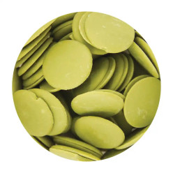 Chocolate Fracionado Pastilha Sabor Pistachio – 250g