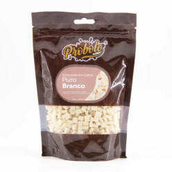 Chunks – Chocolate Branco Puro – Cubos – 250g