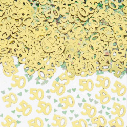 Confettis 50 Anos Dourado