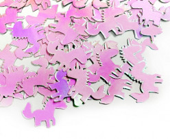 Confettis Papel Unicórnio Iridescentes