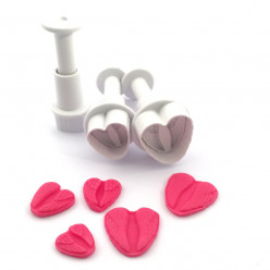 Conj 3 mini cortadores Asas de Anjo