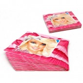 Conjunto 15 Guardanapos Barbie