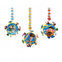 Conjunto 3 Decorações Toy Story