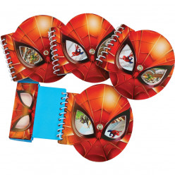 Conjunto 4 Cadernos Atividades com Lápis Brinde Spiderman