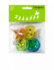 Conjunto 4 Piões Smile Brinde