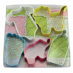 Conjunto 5 Cortadores Bolacha Bebé