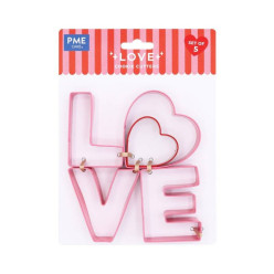 Conjunto 5 Cortadores Love PME