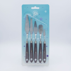 Conjunto 5 Espátulas Decoração Bolo