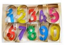 Conjunto 9 Cortadores Bolacha Números