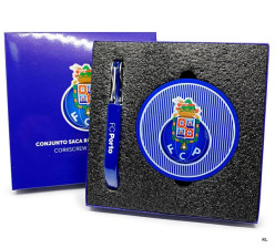 Conjunto Bases p/ Copos + Saca Rolhas F. C. Porto