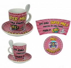 Conjunto Café Dia da Mãe