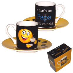 Conjunto Café Pai Papá Mais Querido