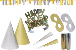 Conjunto Festa Happy New Year Glitter - 6 Pessoas