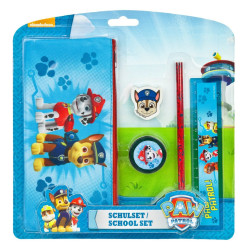Conjunto papelaria 5 peças Patrulha Pata Paw Patroller