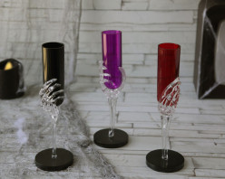 Copo Flute Champanhe Halloween Sortido