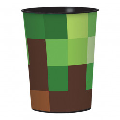 Copo Plástico Minecraft 473ml