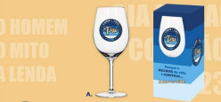 Copo Vinho Dia do Pai Azul