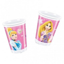 Copos Festas Princesas Disney Glamour 8 unid