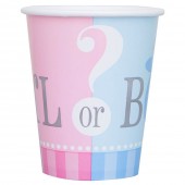 Copos Papel Baby Shower Boy or Girl? - 8 Und