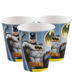 Copos Papel Batman 8 unid